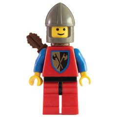 Minifigurka LEGO Archer (Crusader Axe) - Red Legs