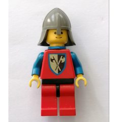 Minifigurka LEGO Knight (Crusader Axe) - Red Legs, Plastic Cape