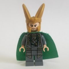 Minifigurka LEGO Loki, Dark Bluish Gray Outfit