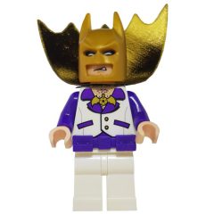 Minifigurka LEGO Batman, White Suit, Gold Cape and Cowl (Roller Disco Batman)