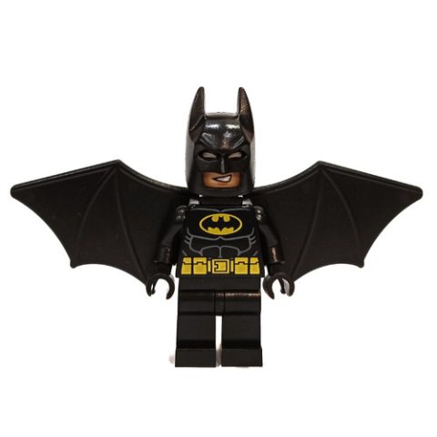Minifigurka LEGO Batman, Black Suit, Black Cowl, Wings, Black Headband