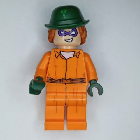 Minifigurka LEGO The Riddler in Prison Clothes