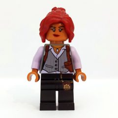 Minifigurka LEGO Barbara Gordon in Pinstripe Vest and Holster