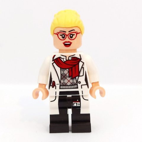 Minifigurka LEGO Dr. Harleen Quinzel (Harley Quinn) with Red Glasses