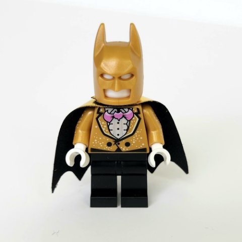 Minifigurka LEGO Batman, Gold Tuxedo, Gold Cape and Cowl