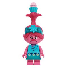 Minifigurka LEGO Trolls - Poppy with Cupcake, Swirl