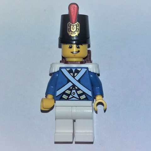 Minifigurka LEGO Soldier (Bluecoat) - Grin