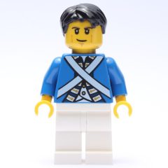 Minifigurka LEGO Soldier (Bluecoat) - Black Hair