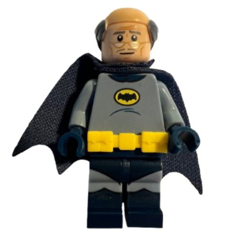 Minifigurka LEGO Alfred Pennyworth, Balding, Sand Blue Batsuit