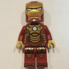 Minifigurka LEGO Iron Man Mark 42 Armor, Plain White Head