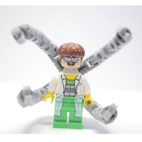 Minifigurka LEGO Dr. Octopus / Doc Ock with Long White Lab Coat