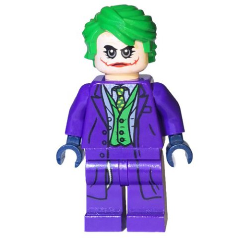 Minifigurka LEGO The Joker with Green Vest and White Face Make-up (Dark Knight Trilogy)