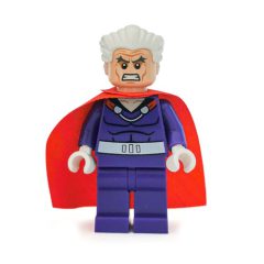 Minifigurka LEGO Magneto, Dark Purple Outfit with Hair