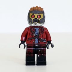 Minifigurka LEGO Star-Lord in Dark Red Outfit with Open Jacket and Mask