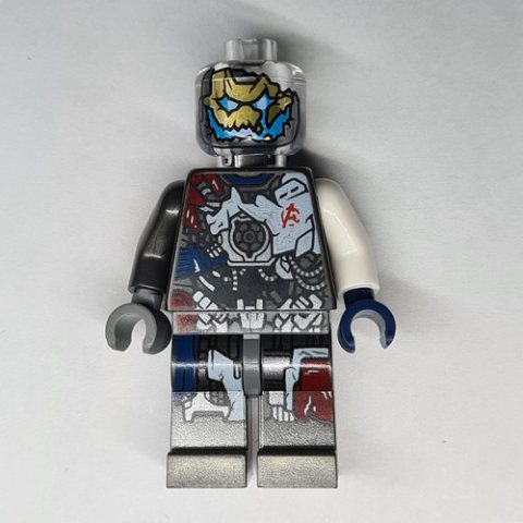 Minifigurka LEGO Ultron Mark 1, Trans-Clear Head