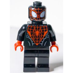 Minifigurka LEGO Spider-Man (Miles Morales), Red Hands, Red Face Webbing