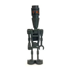 Minifigurka LEGO IG-88, Printed Head, Tile with Clip on Back