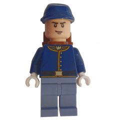 Minifigurka LEGO Cavalry Soldier - Crooked Smile, Backpack