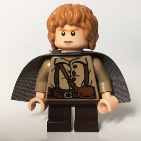 Minifigurka LEGO Samwise Gamgee - Dark Bluish Gray Cape