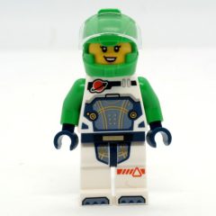 Minifigurka LEGO Astronaut, White Spacesuit, Bright Green Helmet