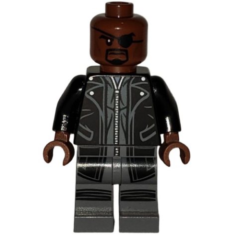 Minifigurka LEGO Nick Fury in Long Leather Coat