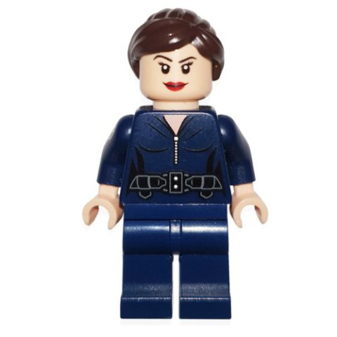 Minifigurka LEGO Maria Hill in Dark Blue Outfit