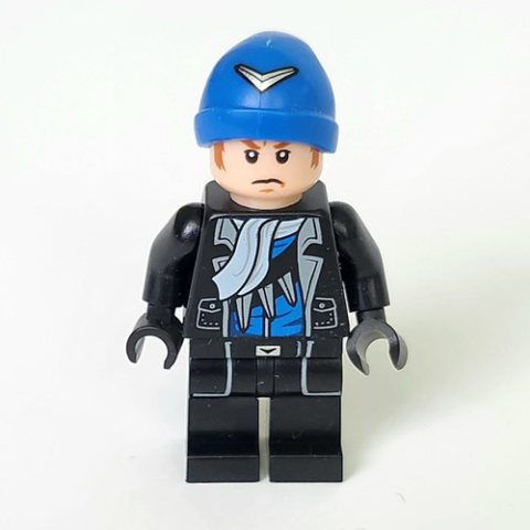 Minifigurka LEGO Captain Boomerang in Black Outfit