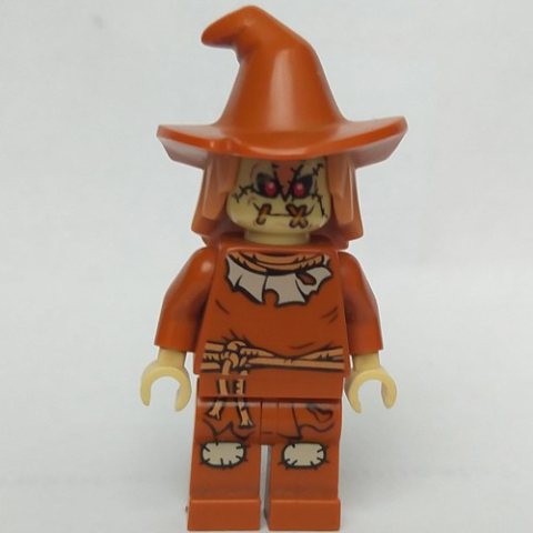 Minifigurka LEGO Scarecrow in Dark Orange Outfit