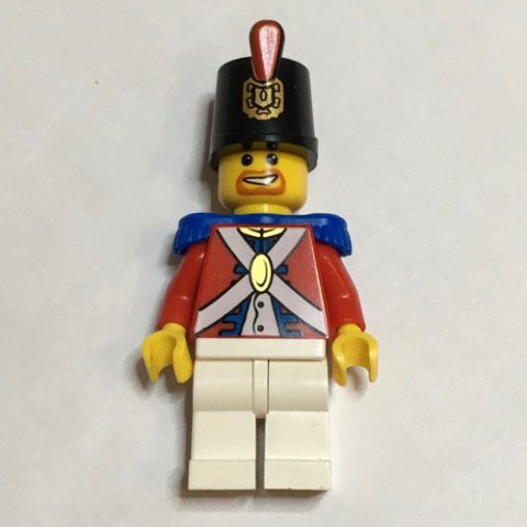 Minifigurka LEGO Soldier (Imperial Soldier II) - Printed Shako, Brown Beard