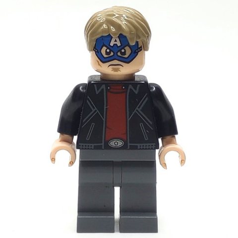 Minifigurka LEGO Robber with Captain America Mask