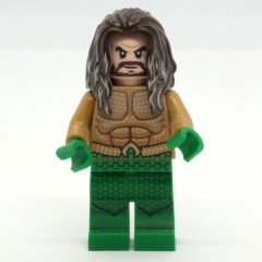 Minifigurka LEGO Aquaman, Dark Brown Hair, Green Hands (DCEU)