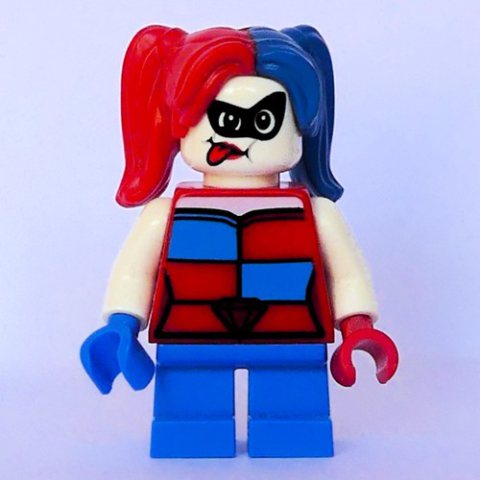 Minifigurka LEGO Harley Quinn with Short Legs