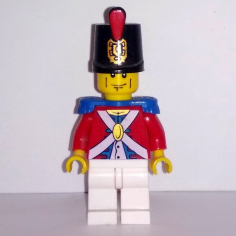 Minifigurka LEGO Soldier (Imperial Soldier II) - Printed Shako, Cheek Lines