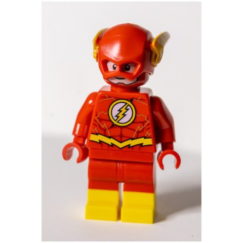 Minifigurka LEGO The Flash with Dual Molded Red and Yellow Legs