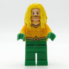 Minifigurka LEGO Aquaman, Long Yellow Hair, Green Hands