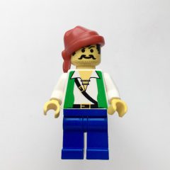 Minifigurka LEGO Pirate - Green Vest, Blue Legs, Red Bandana
