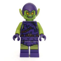 Minifigurka LEGO Green Goblin in Dark Purple Outfit