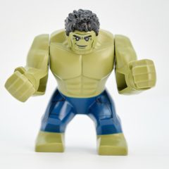 Minifigurka LEGO Hulk (Big Fig), Black Hair, Dark Blue Pants