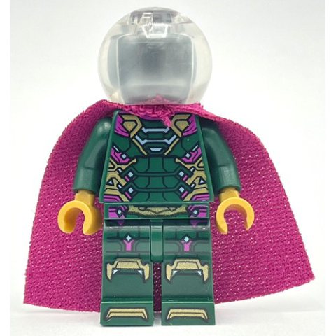 Minifigurka LEGO Mysterio, Dark Green Outfit