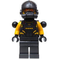 Minifigurka LEGO AIM Agent with Backpack, Pins