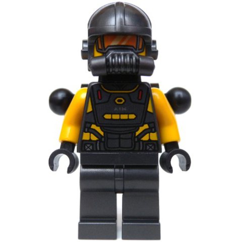 Minifigurka LEGO AIM Agent with Backpack, Pins