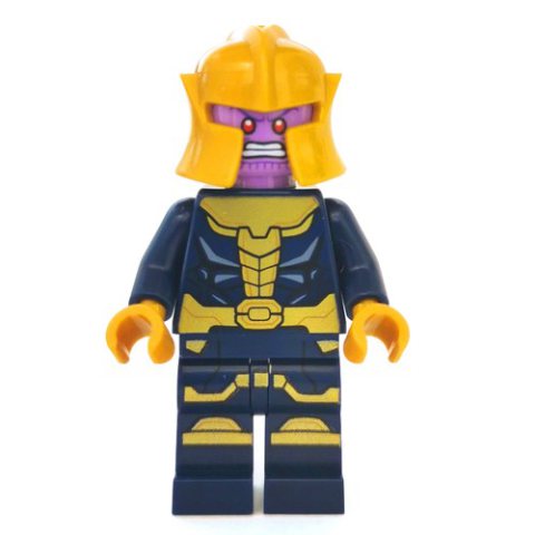 Minifigurka LEGO Thanos in Dark Blue and Gold Outfit