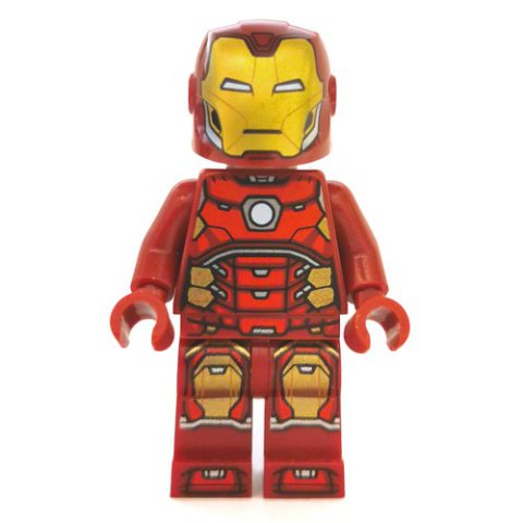 Minifigurka LEGO Iron Man Mark 43 Armor, Visor Printed on Helmet