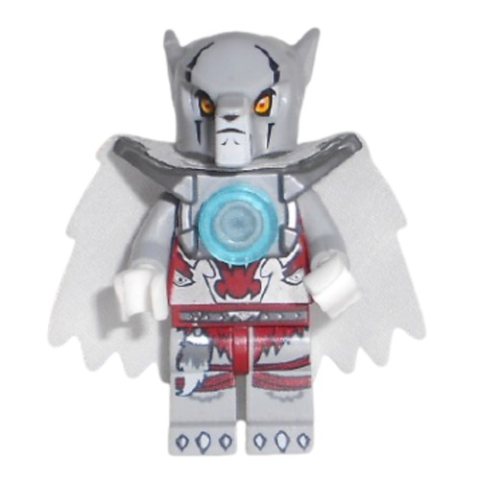 Minifigurka LEGO Worriz with Flat Silver Shoulder Armor, and Cape