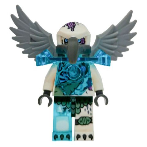 Minifigurka LEGO Voom Voom with Trans-Light Blue Shoulder Armor