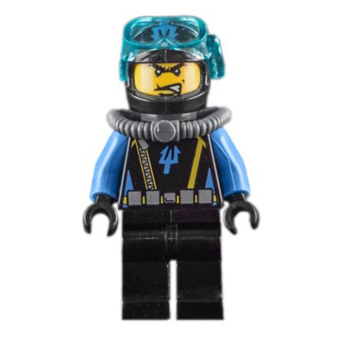 Minifigurka LEGO Aquaraider Diver 2