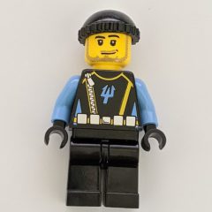 Minifigurka LEGO Aquaraider Diver 5 with Black Hat