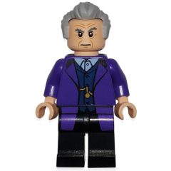 Minifigurka LEGO The Doctor / 12th Doctor in Long Dark Purple Coat