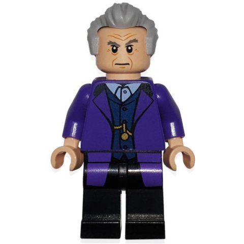 Minifigurka LEGO The Doctor / 12th Doctor in Long Dark Purple Coat