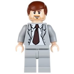 Minifigurka LEGO Indiana Jones in Light Bluish Gray Suit